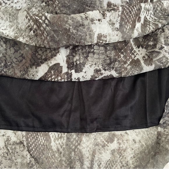 Anthropologie Chaudry Womens Maxi Dress Size Small Snake Print Sleeveless Lined - Picture 5 of 10